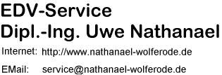 EDV-Service Dipl.-Ing. Uwe Nathanael